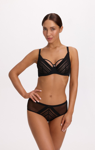 Biustonosz Semi Soft Gaia BS 1395 Alicia čierny SS10 s kosticami