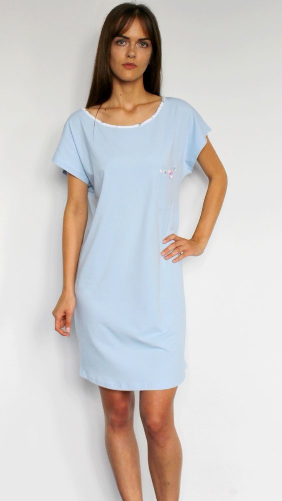 433 Maribell Forex nočná košeľa - modrá