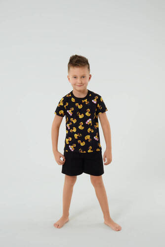 Anatre Chlapčenské pyžamo Italian Fashion - potlač/čierna