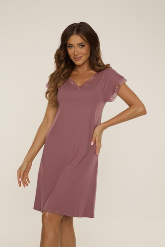 816 Nočná košeľa Hazel De Lafense - bobuľová