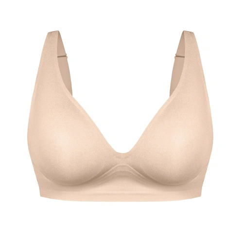 Biustonosz Silvia L070 Mefemi bez fiszbin, bezšvový modelujúci second skin – béžový