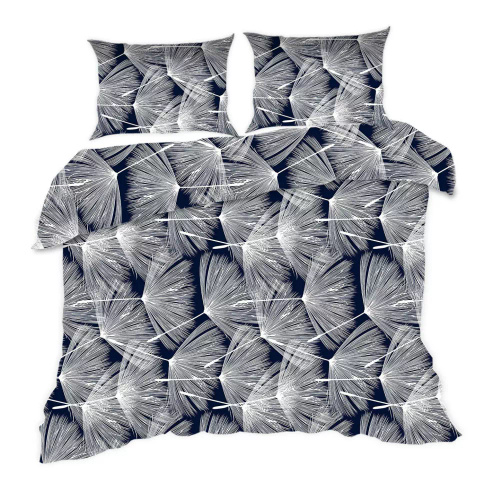 1727N Bavlnené posteľné prádlo Classic E24 Karo dandelion navy blue white- 100% bavlna, odolné, farebné, 2-dielna súprava