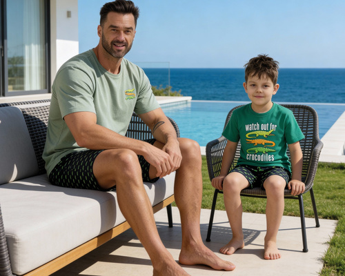 Chlapčenské pyžamo Cornette Young Boy 790/125 Crocodiles, 100% bavlna