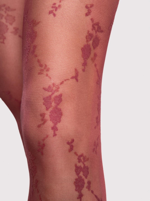 Pančuchové nohavice Fiore Rosalia G6132 20 den kvetinový vzor matné