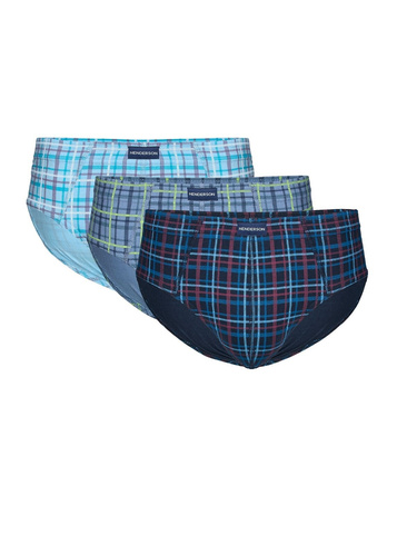Henderson 1446 K708 Pánske slipy 3-pack 100 % bavlna, mäkké, klasické