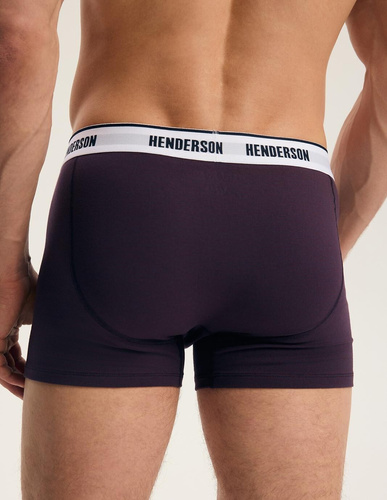 Pánske boxerky Henderson 45476 Free 2-pak bavlnené so širokou gumou a logom