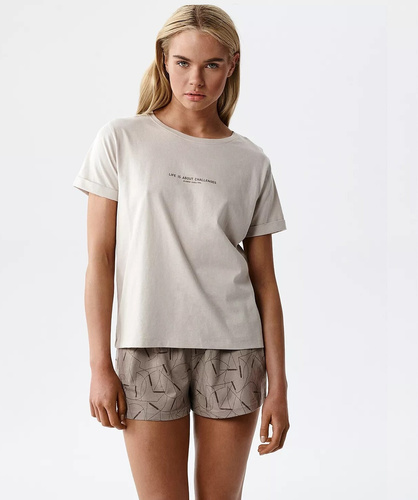 Atlantic NLP-508 Dámske bavlnené pyžamo krátke set