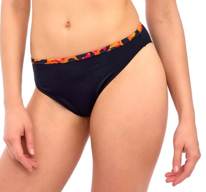 Sofia Čierny spodný diel plaviek - nízka výška, klasický strih, ideálny na opaľovanie