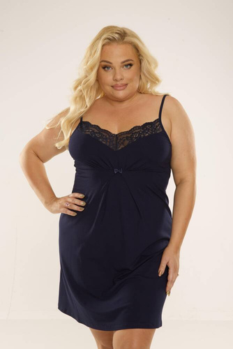 995 Nočná košeľa Chantal - tmavomodrá