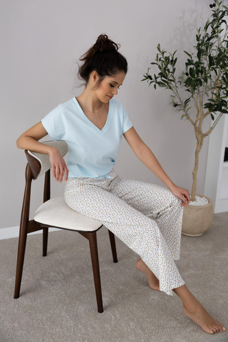 Dámske pyžamo Kira Sensis - mätové