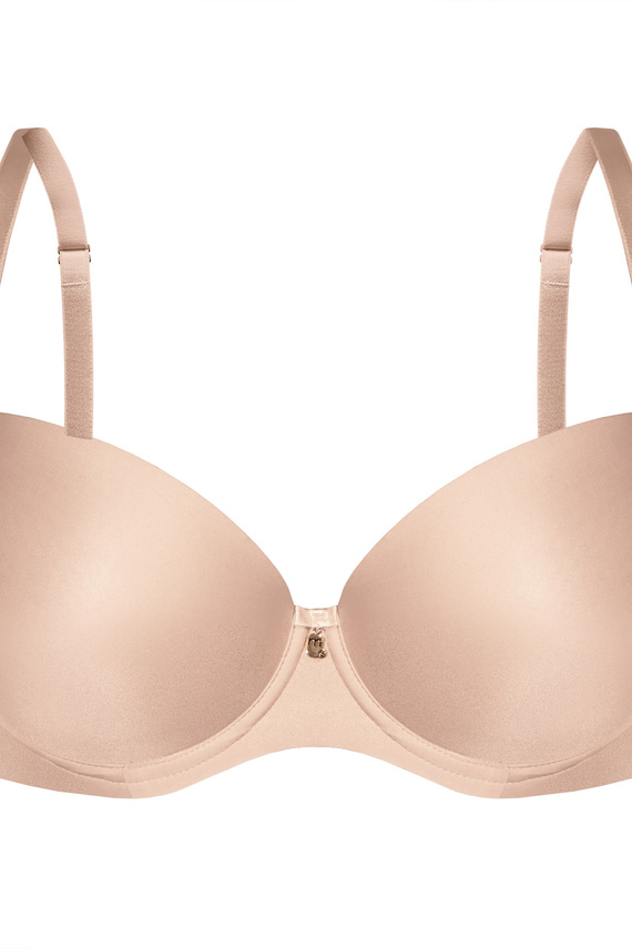Mefemi by Nipplex Nina Push Up Cappuccino Podprsenka formujúca dekolt