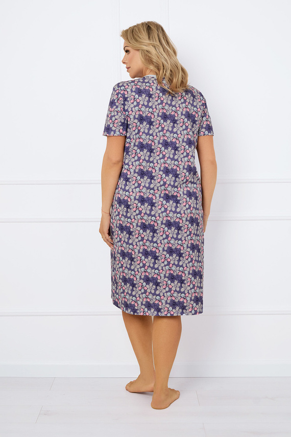 Nočná košeľa Carbonia s krátkym rukávom Talianska móda - potlač