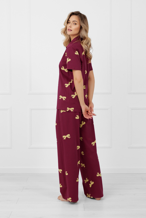 Kwadro Dámske pyžamo Italian Fashion z organickej bavlny, elegantné a pohodlné