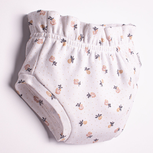 Bloomers Nicol 220087 2-balenie pre bábätká, bavlna Oeko-Tex, ružové kvety