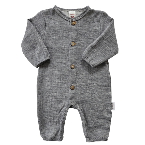 Len mušelínové pyžamo 02235BSN Makoma navy - ľahké, priedušné, 100% bavlna