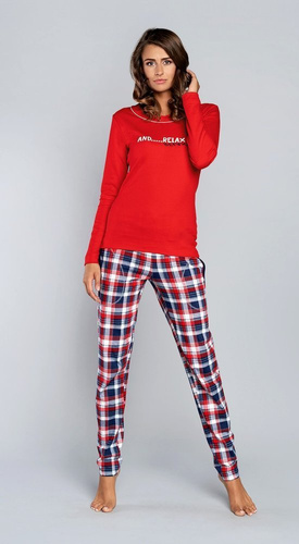 Bavlnené pyžamo Olandia pre dievčatá Italian Fashion - červené