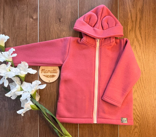 Dievčenská mikina na zips BH105 malaga - Mamatti