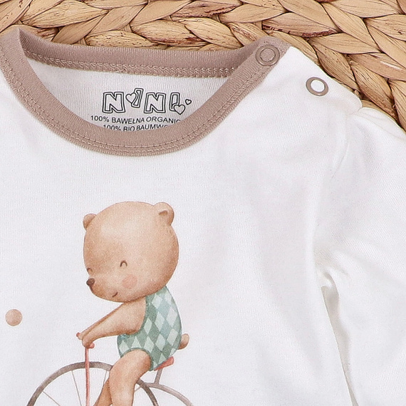 ABN-5589 Detská blúzka Circus by Nini - 100% organická bavlna, bezpečná pre pokožku, poľská výroba