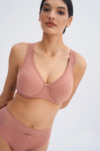 Podprsenka soft Havana 02 Mocha Alles pre väčšie prsia s kosticami