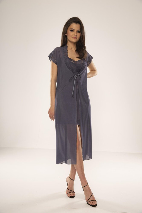 470 Alison Forex dámsky župan - sivý