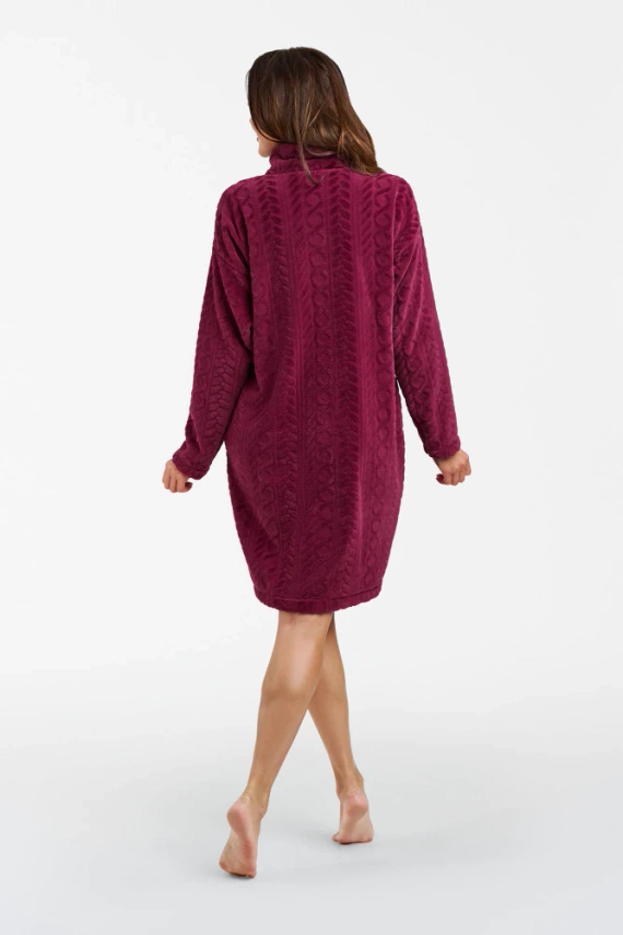 Rena Dámsky župan Italian Fashion - bordový