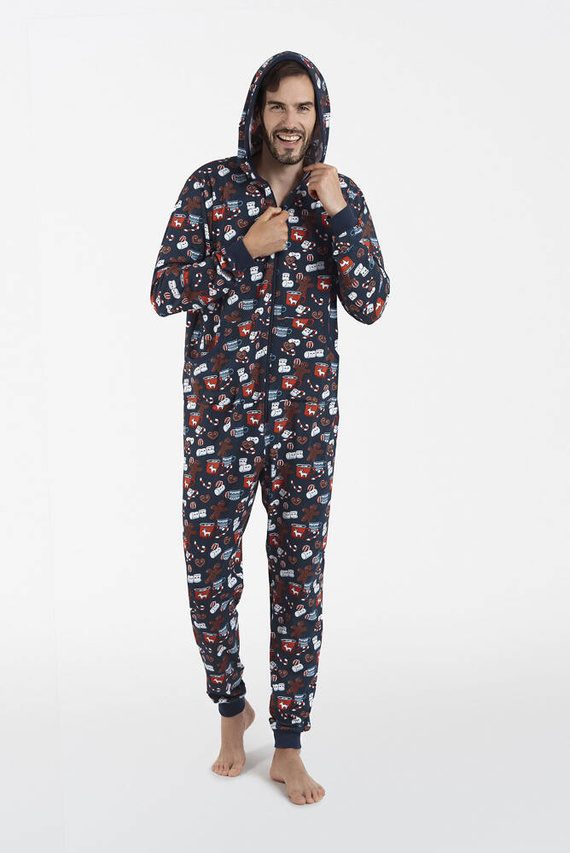 Rojas Italian Fashion pánsky overal - potlač