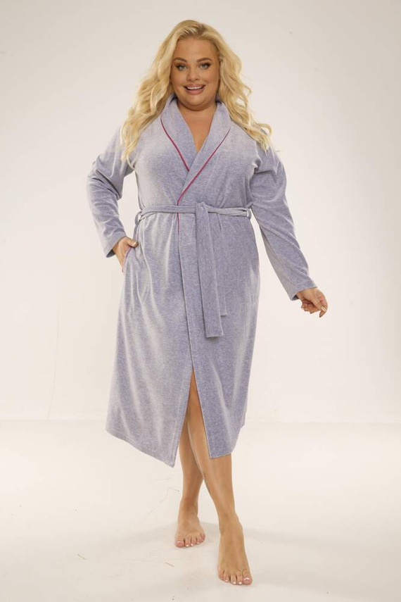 389 / 390 Lydie Dámsky župan Forex - svetlý melír