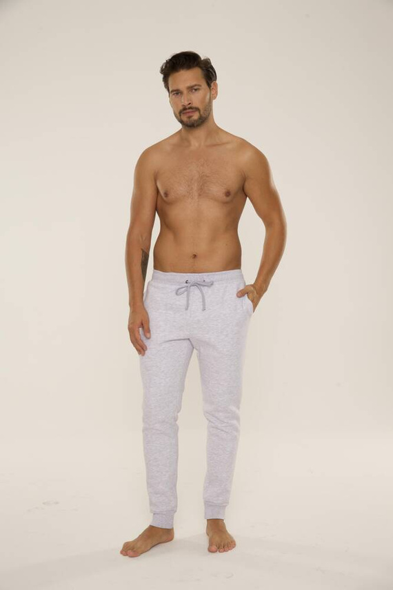 813 Indigo Pánska tepláková súprava De Lafense - svetlý melír