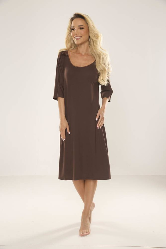 616 Ramona Forex nočná košeľa - hnedá