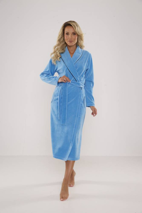 389 / 390 Lydie Dámsky župan Forex - modrý