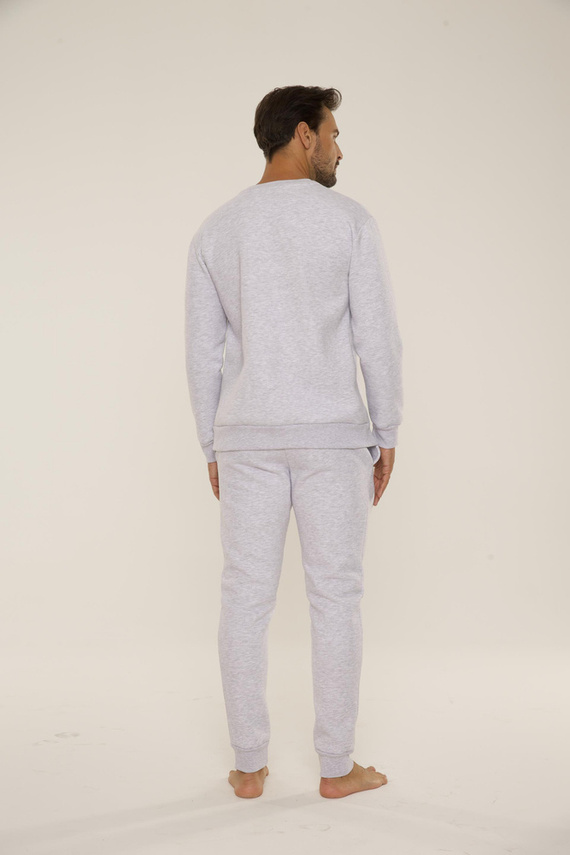 813 Indigo Pánska tepláková súprava De Lafense - svetlý melír