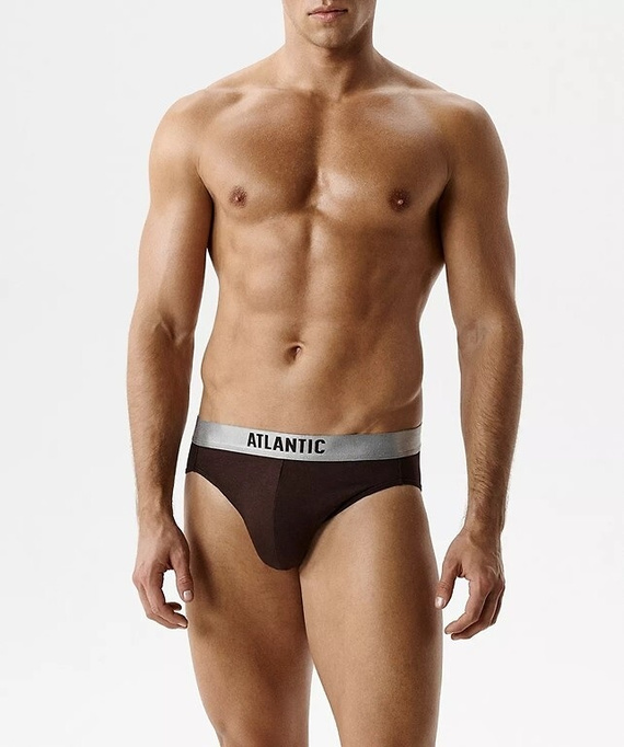 Pánske športové slipy Atlantic 2MP-1589 – dokonalé prispôsobenie, elastický pás, 2 kusy