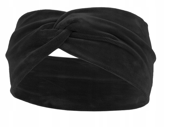 DCZ600-869 dámska velúrová čelenka Moraj - čierna