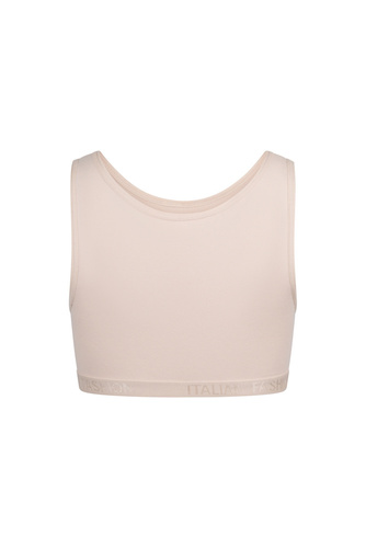 Nikola Dievčenská podprsenka so širokými ramienkami Italian Fashion - púdrovo modrá