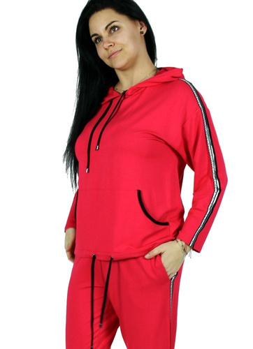 459 Nice Forex dámska tepláková súprava - malinová