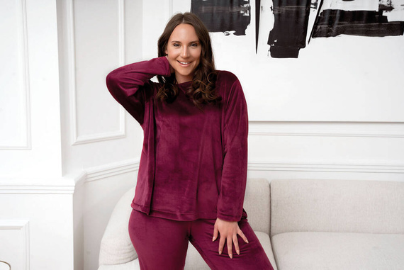 Akara Dámsky set Italian Fashion - bordová