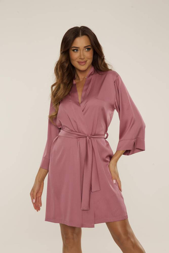 757 Cordelia Dámsky župan s negližé De Lafense - bobuľový