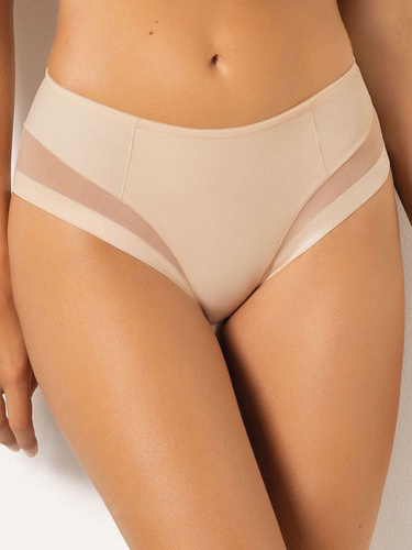 1865 Modelovacie nohavičky Everybody beige - vysoký strih, mikrovlákno Sielei