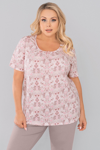 Kalmia Dámske pyžamo s krátkym rukávom, 3/4 nohavice Talianska módna potlač