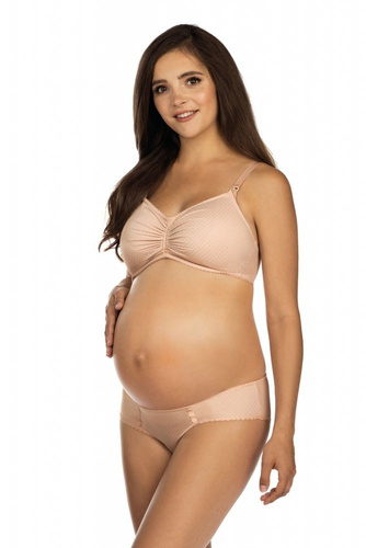 3074 Podprsenka na dojčenie Lupoline - béžová