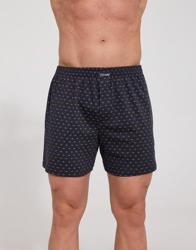 Pánske boxerky Cornette Comfort 002/352, 008/352 – 100 % bavlna, grafitové