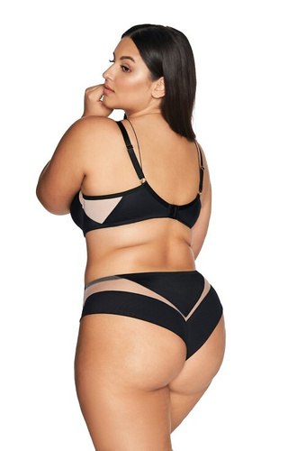 2136 Mäkká podprsenka Ava - čierna