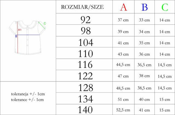 Dievčenská košeľa Nicol 224301 mušelín 100 % bavlna krátky rukáv