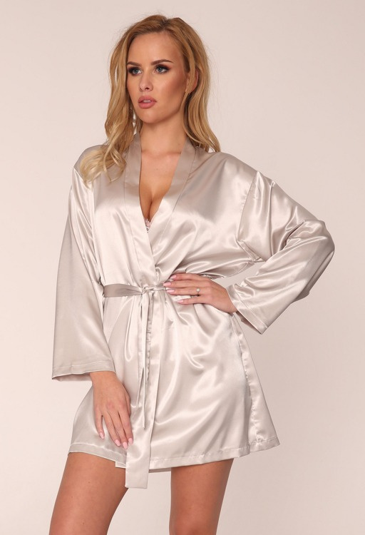 797 Klasický dámsky župan Forex - béžový