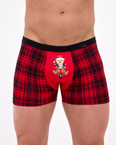 007/78 - pánske vianočné boxerky, 95% bavlna, 5% elastan, balené