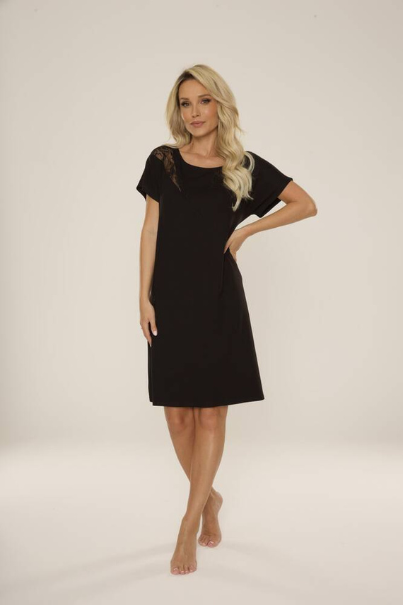 737 Velar Forex nočná košeľa - čierna