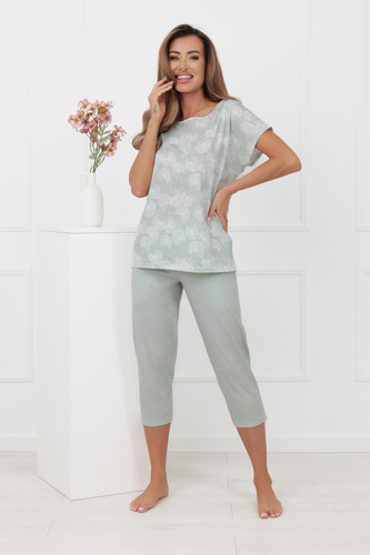 Pyžamo KALINA Italian Fashion – 100% bavlna, 3/4