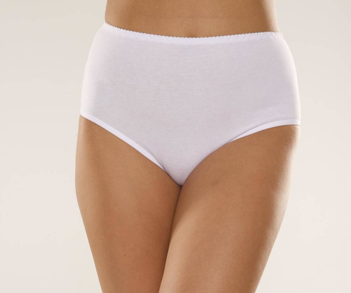 018 Sara Vysoké nohavičky De lafense - biele