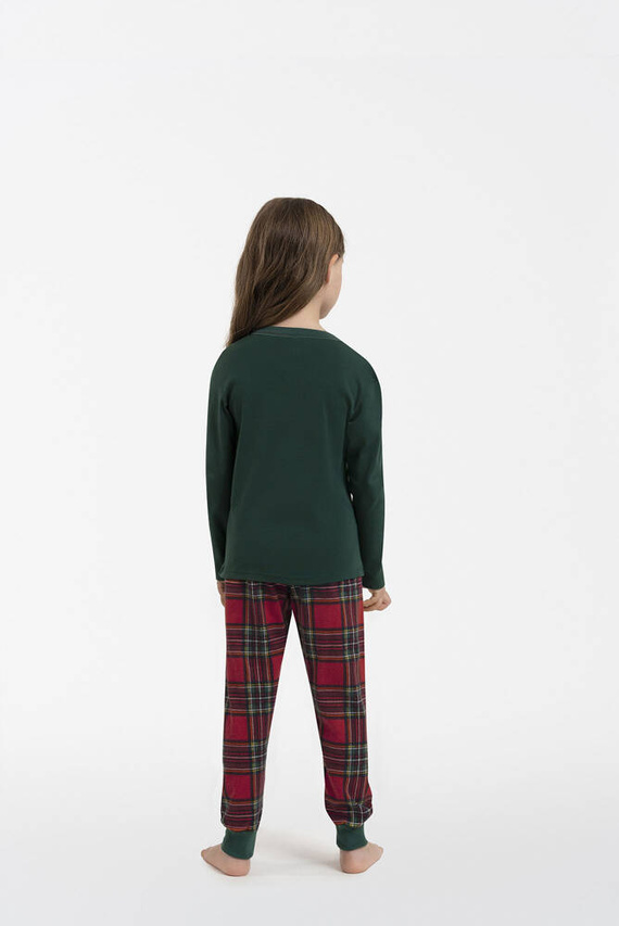 Tess Detské pyžamo Italian Fashion - zelené/potlač