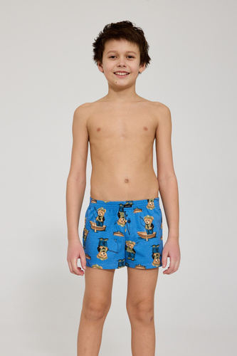 Chlapčenské boxerky 714/07 715/07 Cornette 100% bavlna s gombíkom